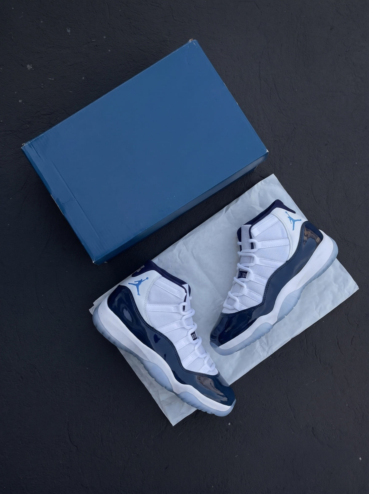Nike Air Jordan 11 Retro Midnight Navy Blanca Azul Marino