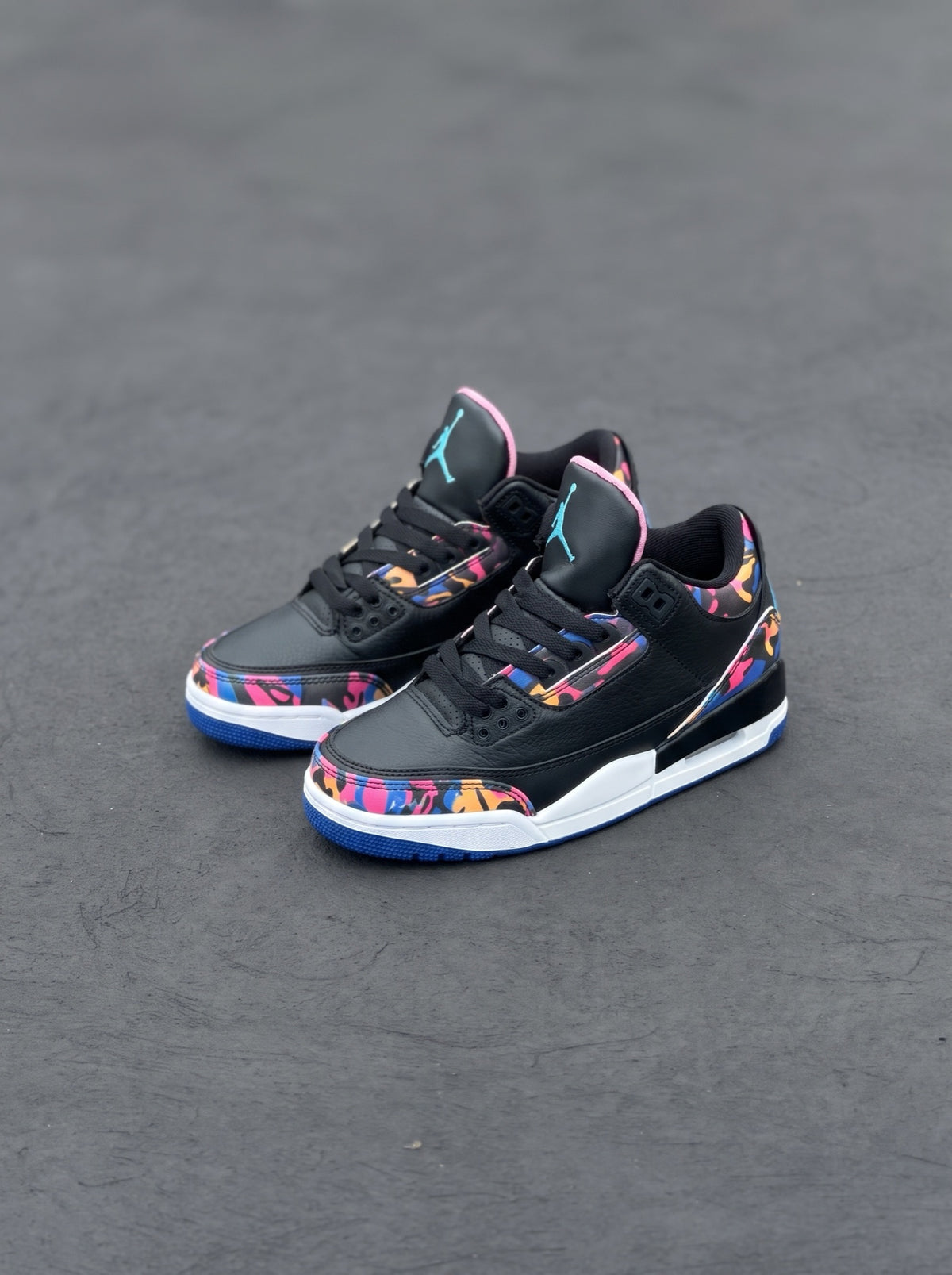 Nike Air Jordan 3 Retro Negra Multicolor