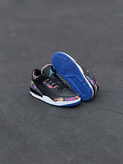Nike Air Jordan 3 Retro Negra Multicolor