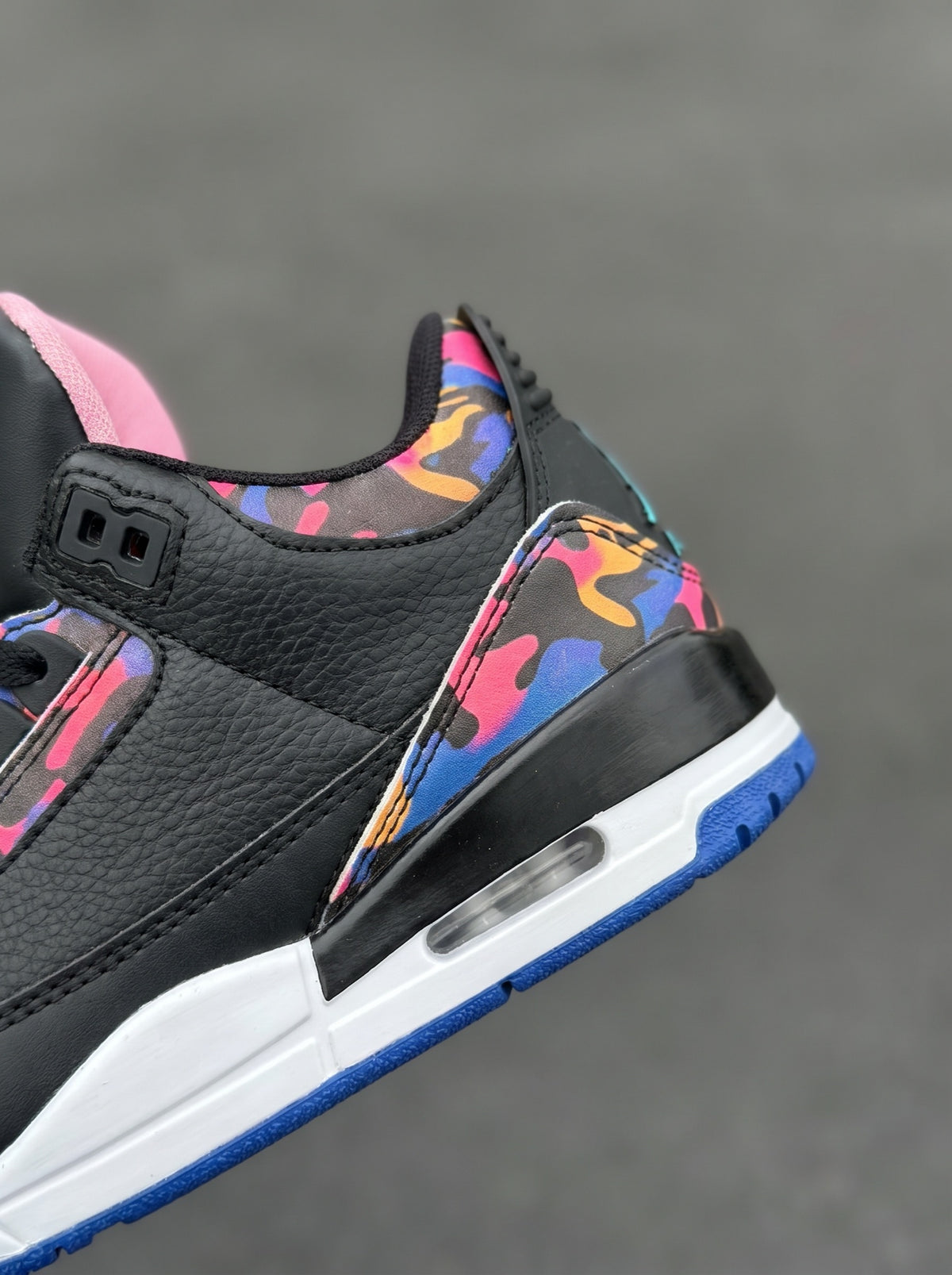 Nike Air Jordan 3 Retro Negra Multicolor