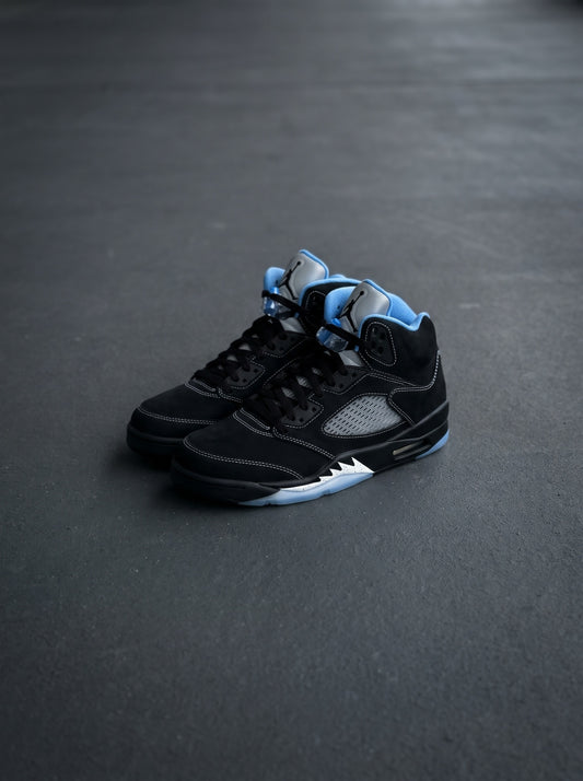 Nike Air Jordan 5 Retro Negra Azul Celeste