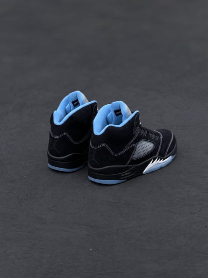 Nike Air Jordan 5 Retro Negra Azul Celeste