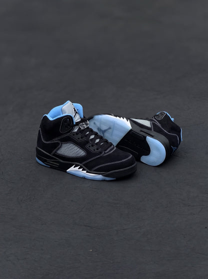 Nike Air Jordan 5 Retro Negra Azul Celeste