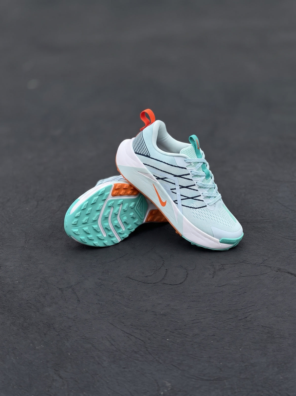Nike Juniper Trail 2 Celeste Aguamarina Naranja