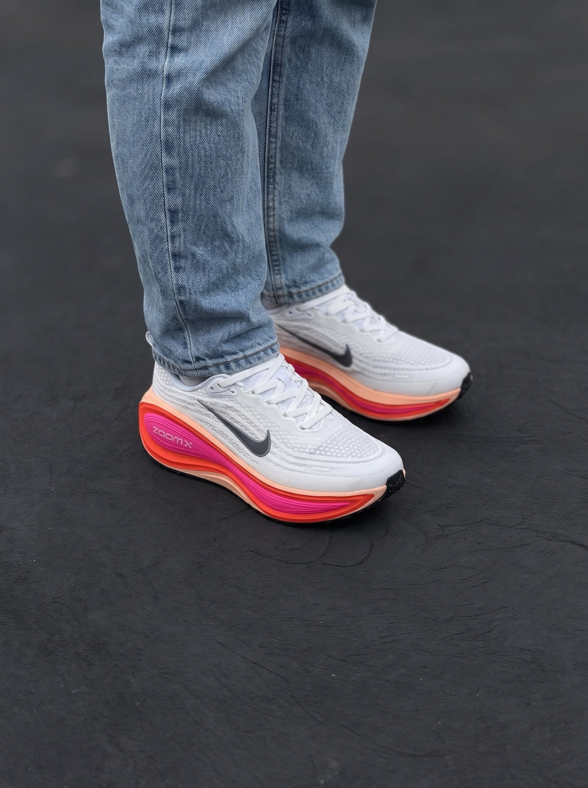 Nike Vomero Plus Blanca Fucsia Naranja