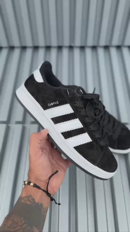 Adidas Campus negra blanca