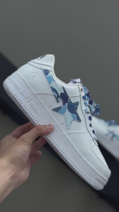 Bappe White Military Blue