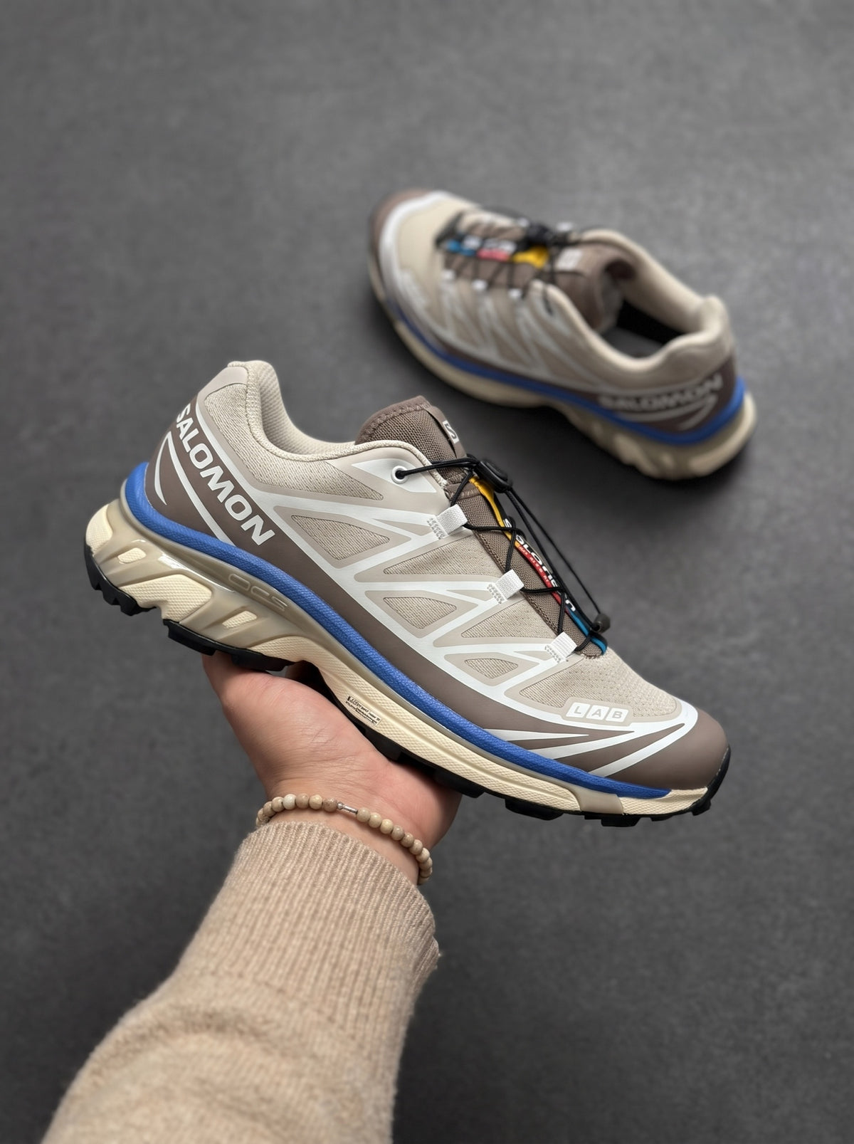 Salomon XT-6 Beige Cafe Azul