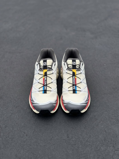 Salomon XT-6 Crema Gris Rojo