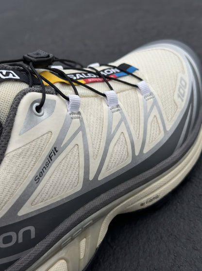 Salomon XT-6 Crema Gris Rojo