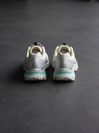 Salomon XT-6 Crema Plata Aguamarina