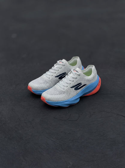 Skechers Aero Razor Blanca Azul Coral
