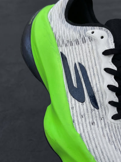 Skechers Aero Razor Blanca Verde Neón