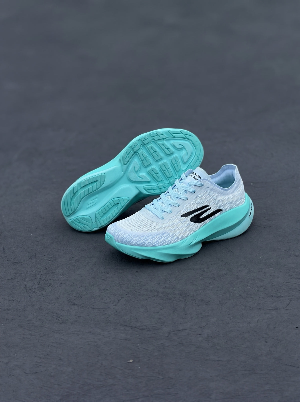 Skechers Aero Razor Celeste Aguamarina Dama