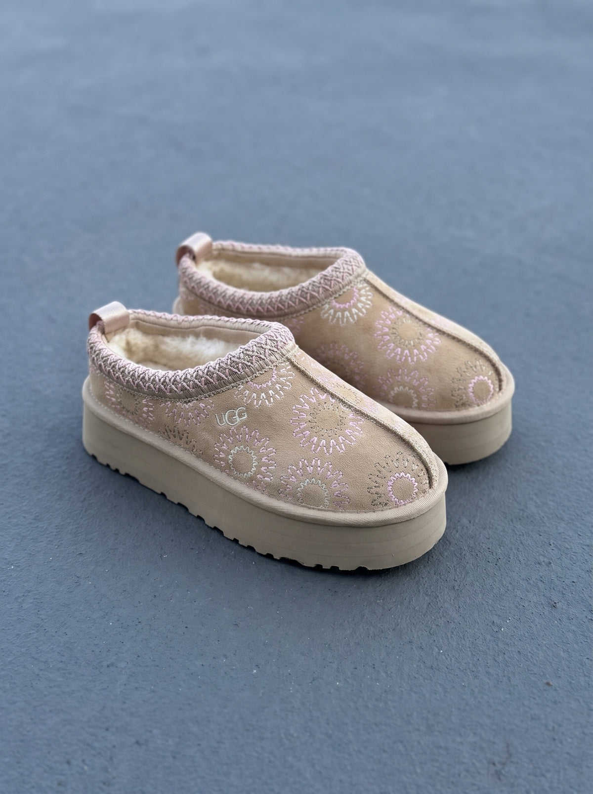 UGG Tazz Beige Bordado