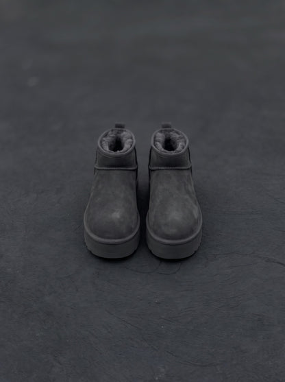 UGG Ultra Mini Platform Gris Oscuro