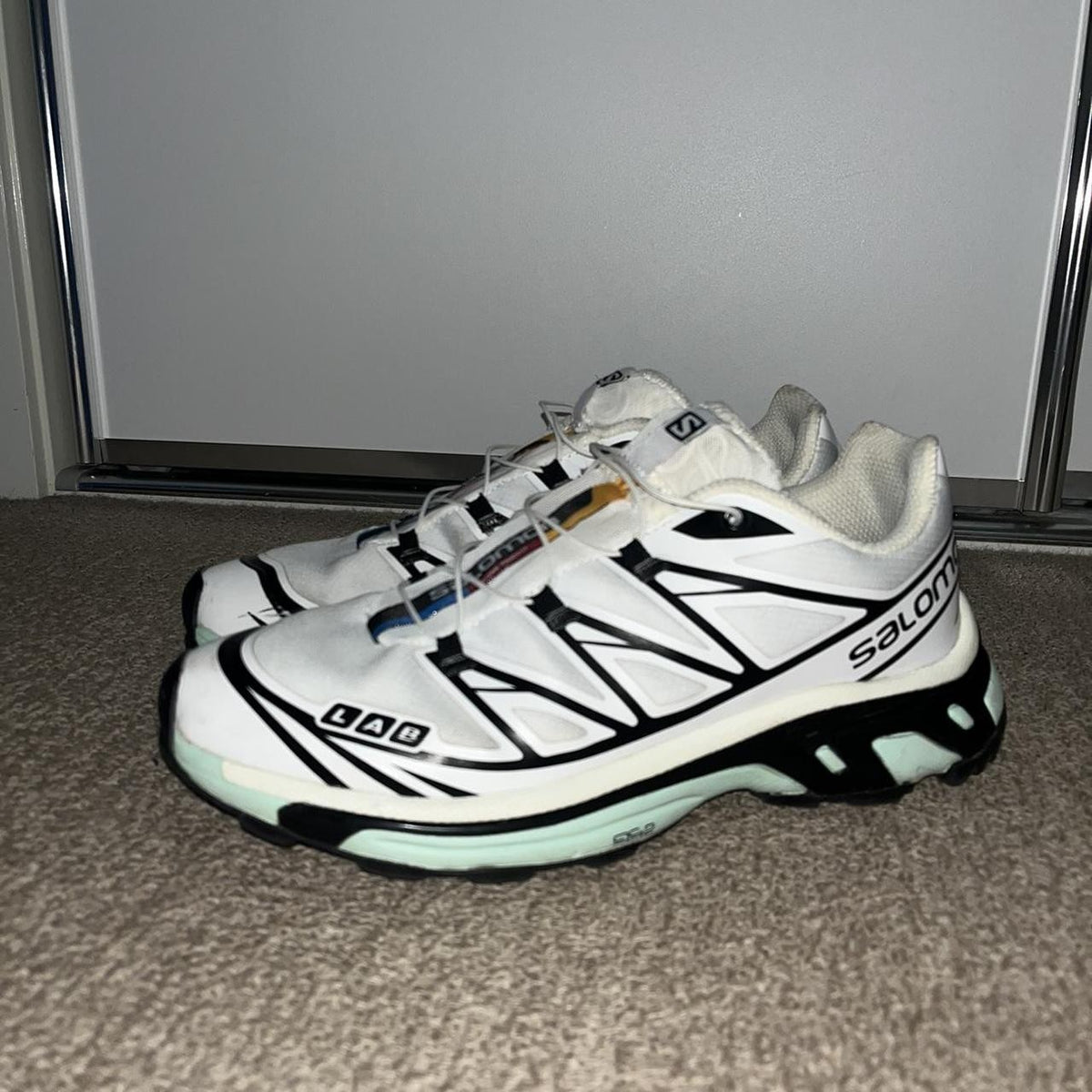 Salomon XT-6 Blanca / Negra / Menta foto 2