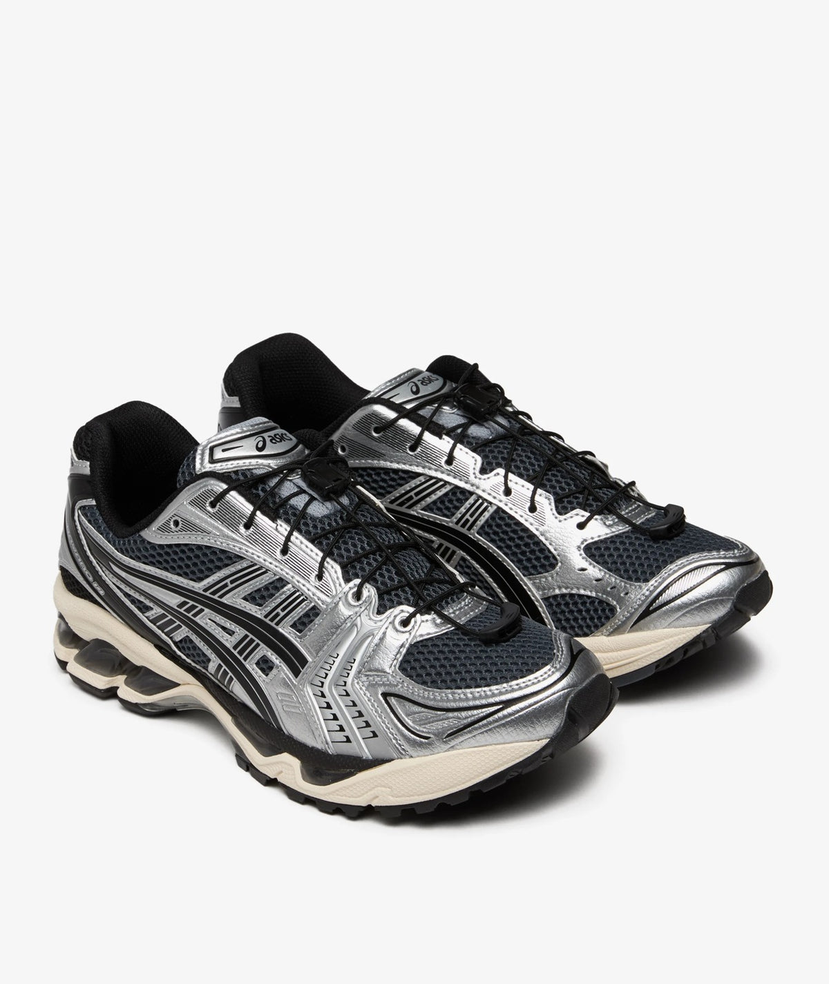 Asics Gel Kayano 14 Plata / Negra foto 2