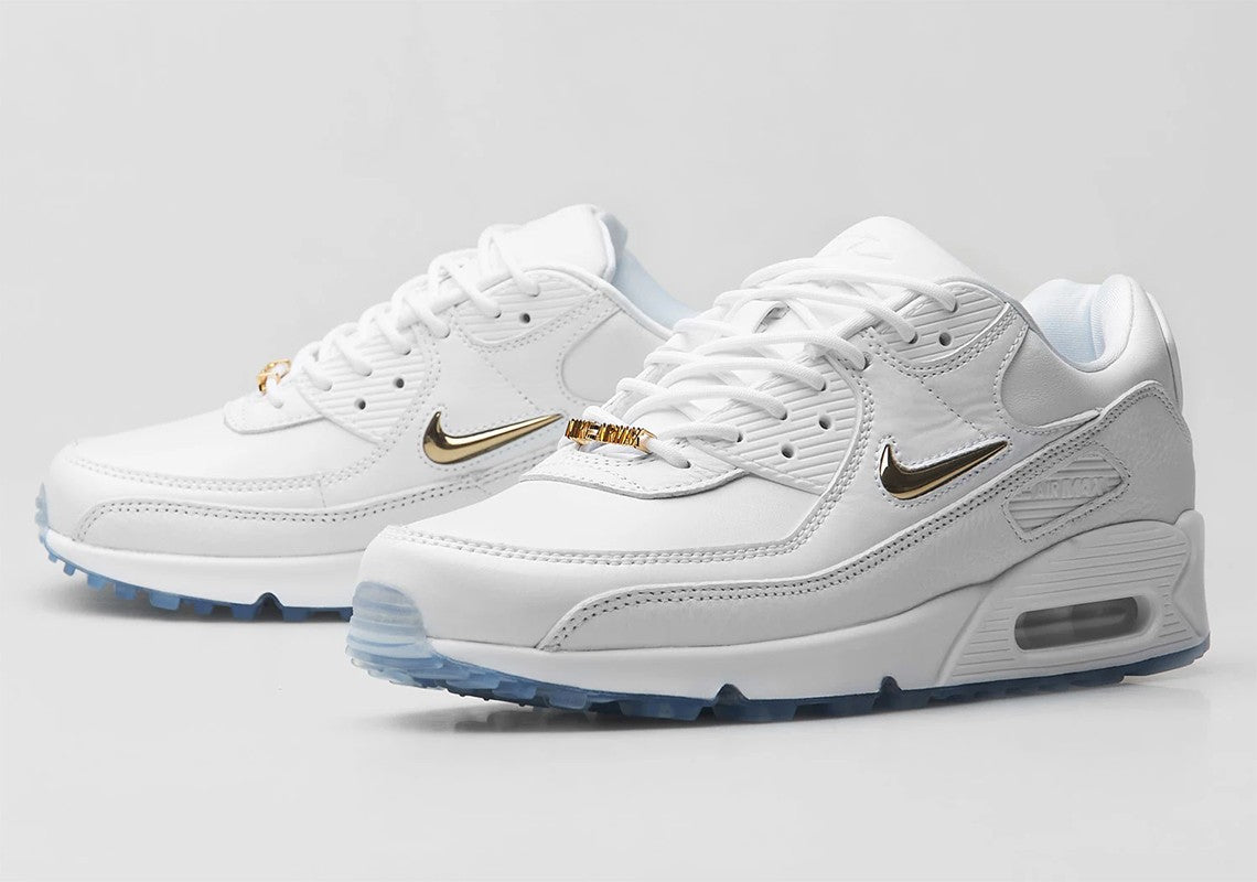 Nike Air Max 90 Blanca Gold foto 1