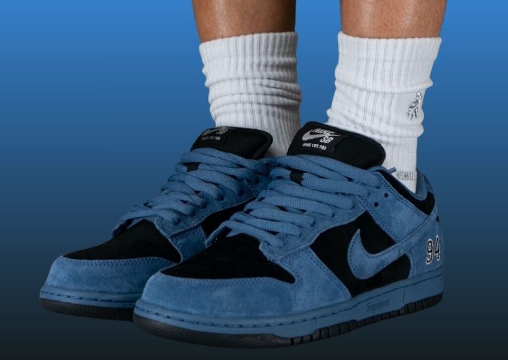 Nike SB Dunk Low x Supreme Azul foto 1