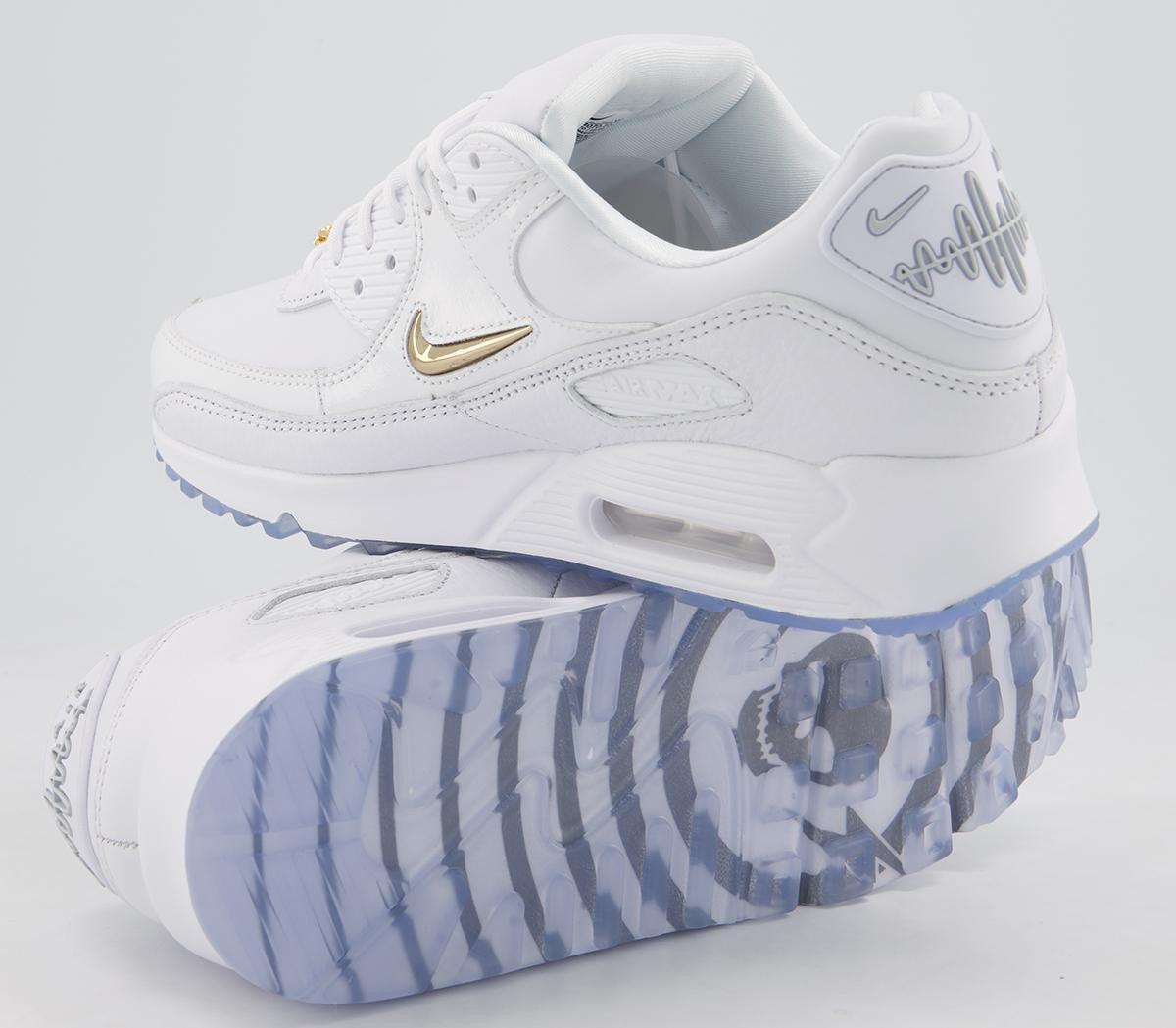 Nike Air Max 90 Blanca Gold foto 3