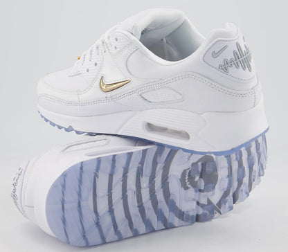 Nike Air Max 90 Blanca Gold foto 3