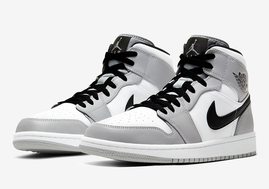 Nike Air Jordan 1 Mid Light Smoke Grey foto 2