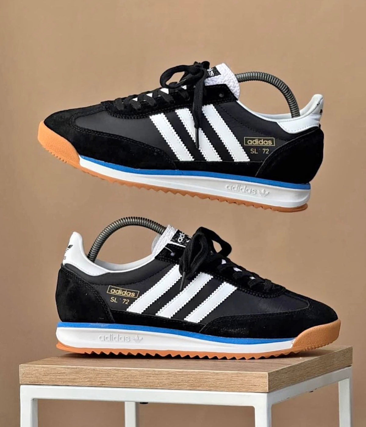 Adidas SL 72 RS Negra / Azul foto 2