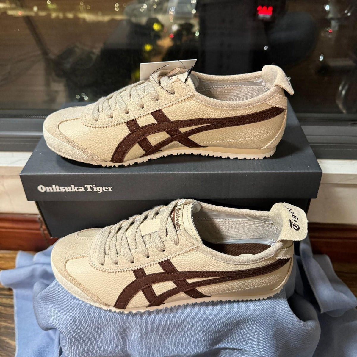Onitsuka Tiger Mexico 66 Crema / Café foto 1